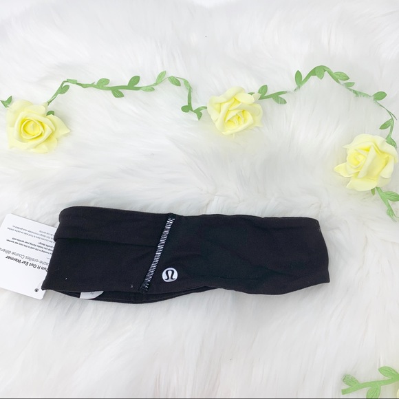 Run it out ear warmer black one size lululemon - Picture 2 of 6
